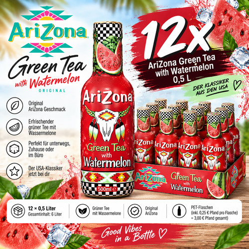 12x arizona green tea - arizona,