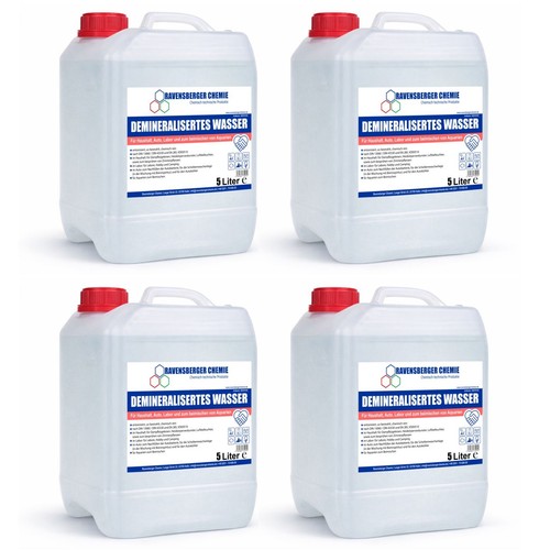 Demineralisiertes wasser - 4x, 5l