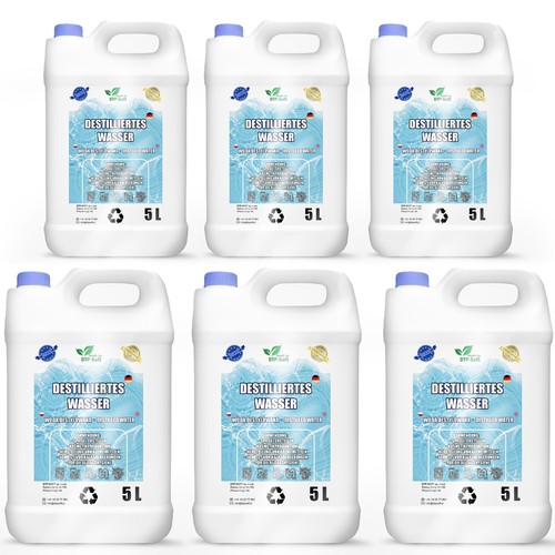 Liter destilliertes wasser - liter,
