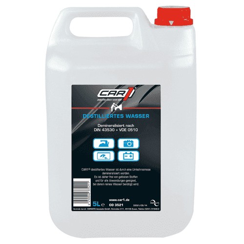 Car1 destilliertes wasser - car1, 5l