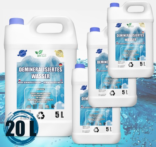 20l destilliertes wasser 4 x - |,