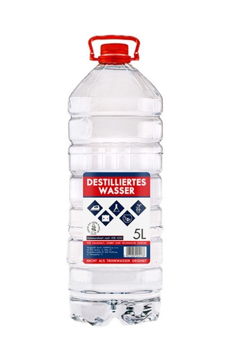 Destilliertes wasser - 3x, 5l